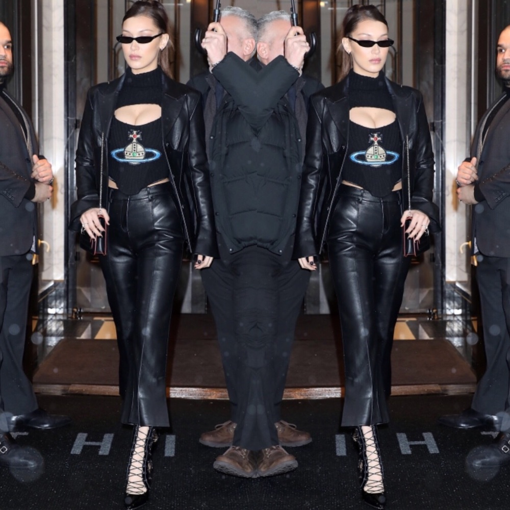 Sleek and sexy Genuine Leather Bootcut Pant